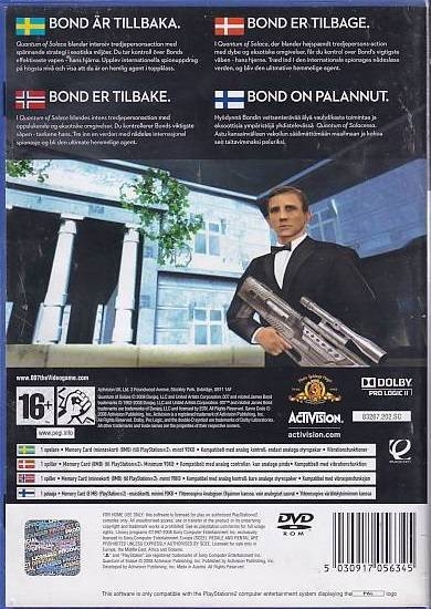 007 Quantum of Solace - PS2 (Genbrug)